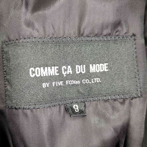 コムサメン COMME CA MEN アンゴラ混ピーコート レディース