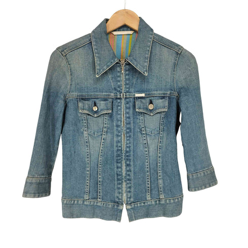 リーバイス Levis LADY STYLE フルジップデニムジャケット Y2K レディース  M