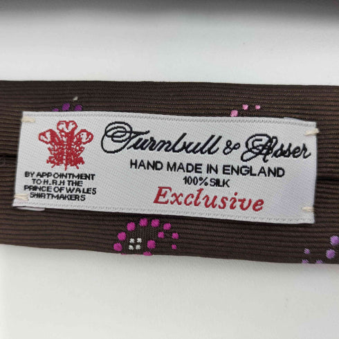ターンブルアンドアッサー Turnbull & Asser ペイズリー柄ネクタイ メンズ