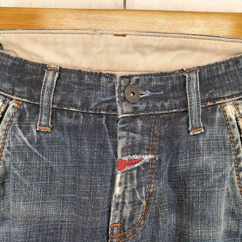 マリテフランソワジルボー MARITHE FRANCOIS GIRBAUD 00s フルジップデザインデニムパンツ Y2K メンズ  M