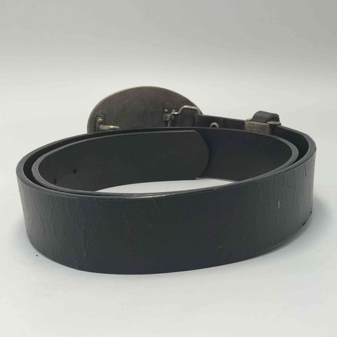 インディアン オーバル ターコイズ モチーフ バックル レザーベルト メンズ