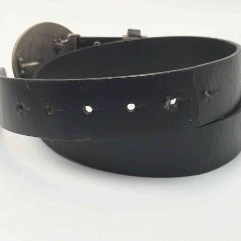 インディアン オーバル ターコイズ モチーフ バックル レザーベルト メンズ