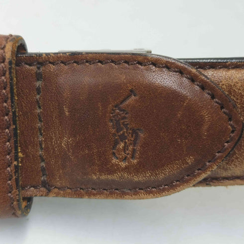 ポロラルフローレン POLO RALPH LAUREN ポニー刻印レザーベルト メンズ