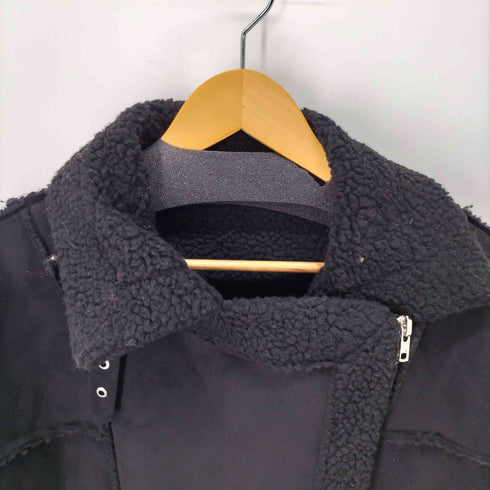 anap mimpi  ライダースフェイクムートンコート レディース FREE