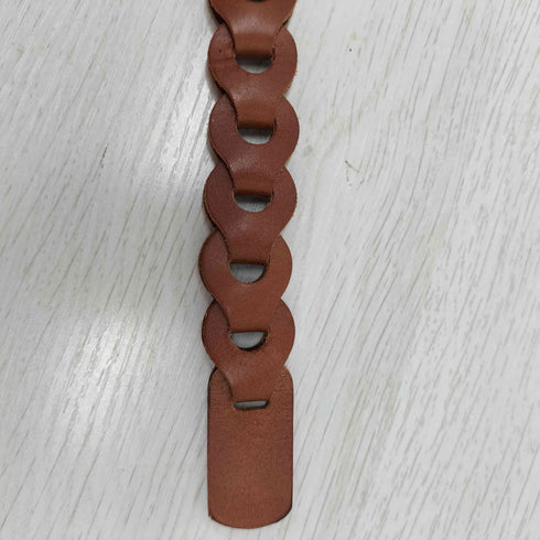 リドム LIDnM Life LEATHER CHAIN BELT メンズ