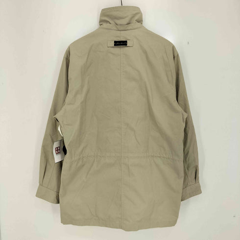エディーバウアー Eddie Bauer 90S 白タグ 裏地チェック 比翼ジップ マルチポケット マウンテンジャケット メンズ import:S