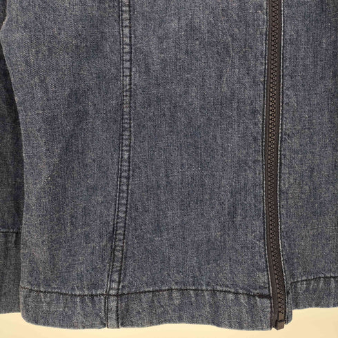 ポロジーンズカンパニーラルフローレン POLO JEANS COMPANY RALPH LAUREN 90s デニム地 フーデット ジップアップジャケット レディース import:S