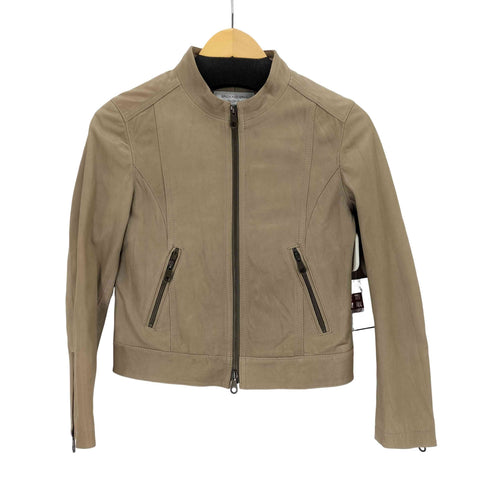 スピックアンドスパン Spick and Span シープスキン レザージャケット レディース 38