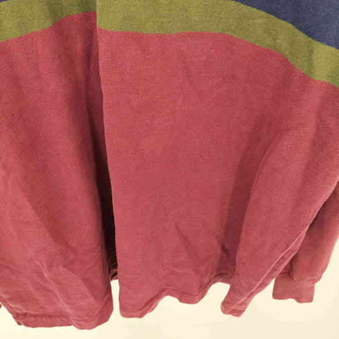 エルエルビーン L.L.Bean 80s USA製 ボーダー ラガーシャツ メンズ import:XL