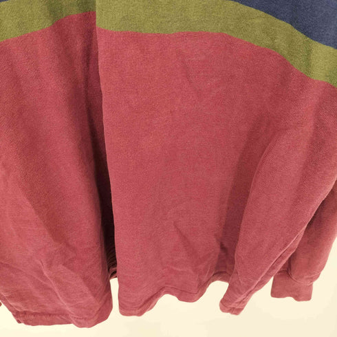 エルエルビーン L.L.Bean 80s USA製 ボーダー ラガーシャツ メンズ import:XL