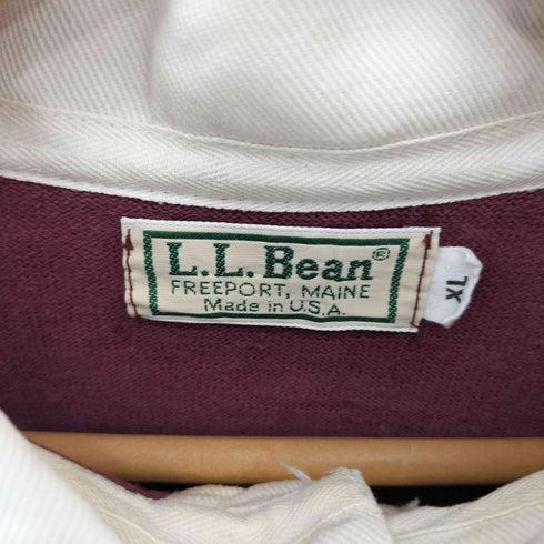エルエルビーン L.L.Bean 80s USA製 ボーダー ラガーシャツ メンズ import:XL