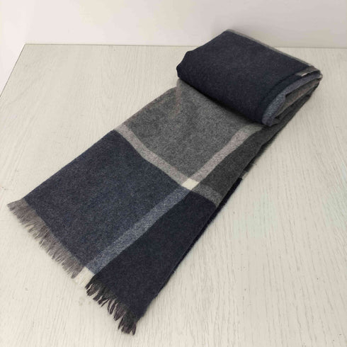 サイコバニー Psycho Bunny カシミヤ100 チェックストール メンズ