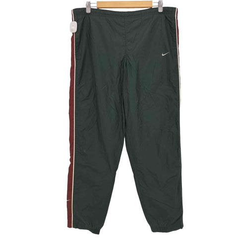 ナイキ NIKE 90s 白タグ 裾ジップ サイドライン スウォッシュ刺繍 トラックパンツ メンズ  M