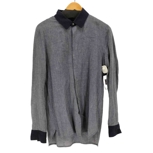 カズユキクマガイアタッチメント KAZUYUKI KUMAGAI ATTACHMENT Ry/Co/Wo強撚シャンブレー 長袖シャツ メンズ JPN:2