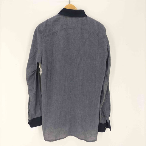 カズユキクマガイアタッチメント KAZUYUKI KUMAGAI ATTACHMENT Ry/Co/Wo強撚シャンブレー 長袖シャツ メンズ JPN:2