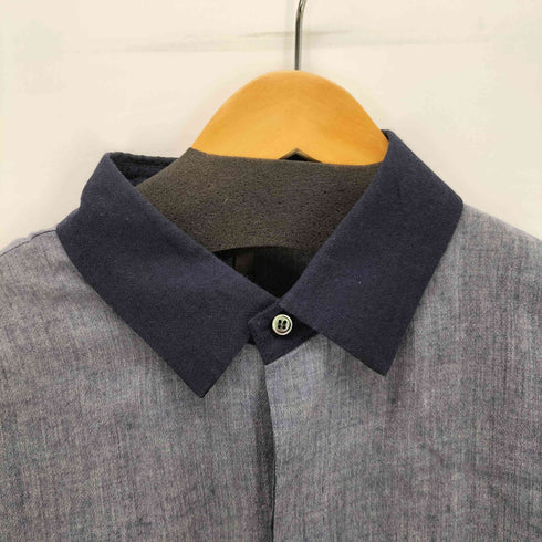 カズユキクマガイアタッチメント KAZUYUKI KUMAGAI ATTACHMENT Ry/Co/Wo強撚シャンブレー 長袖シャツ メンズ JPN:2