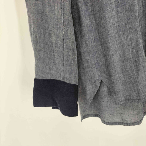 カズユキクマガイアタッチメント KAZUYUKI KUMAGAI ATTACHMENT Ry/Co/Wo強撚シャンブレー 長袖シャツ メンズ JPN:2