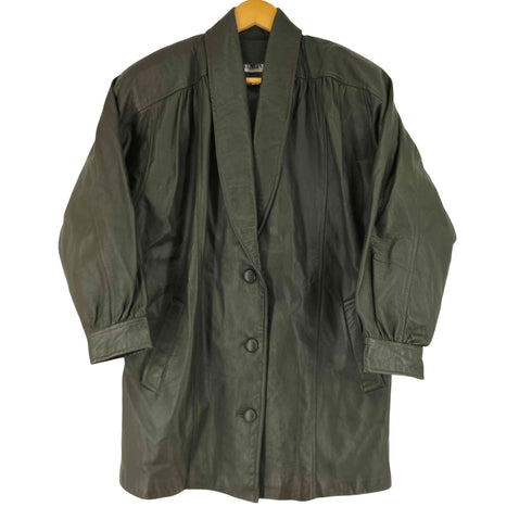 ITALIAN レザーコート レディース import:M