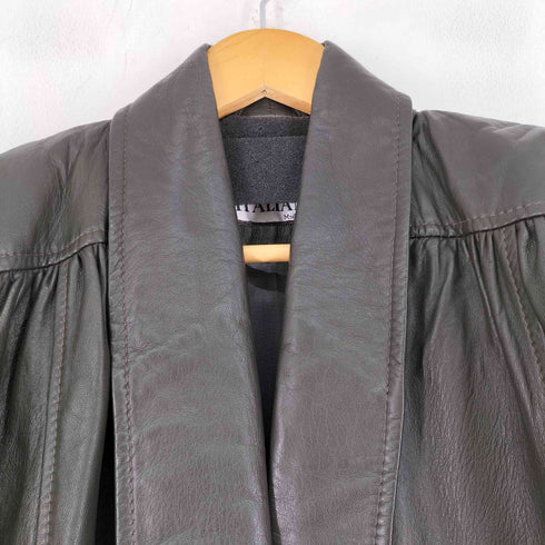 ITALIAN レザーコート レディース import:M