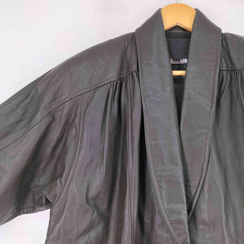 ITALIAN レザーコート レディース import:M