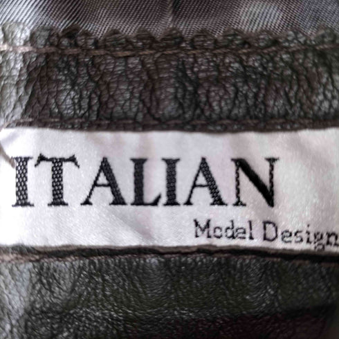ITALIAN レザーコート レディース import:M