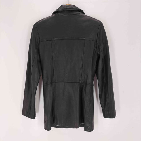 レザーチェスターコート レディース