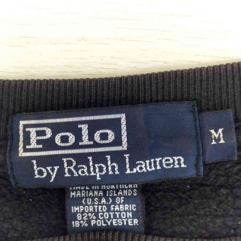 ポロバイラルフローレン Polo by RALPH LAUREN 90S ポニー刺繍クルーネックスウェット メンズ import:M
