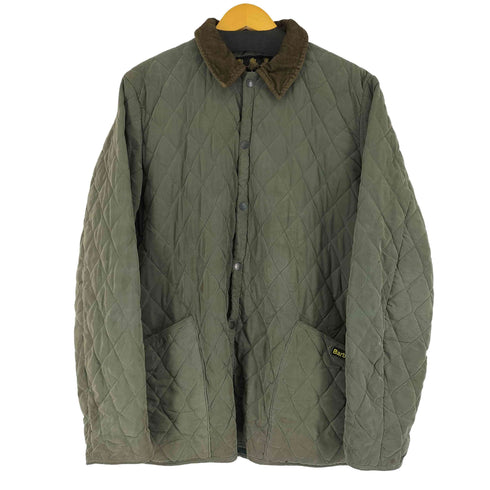 バブアー Barbour 襟コーデュロイ キルティングジャケット メンズ JPN:L