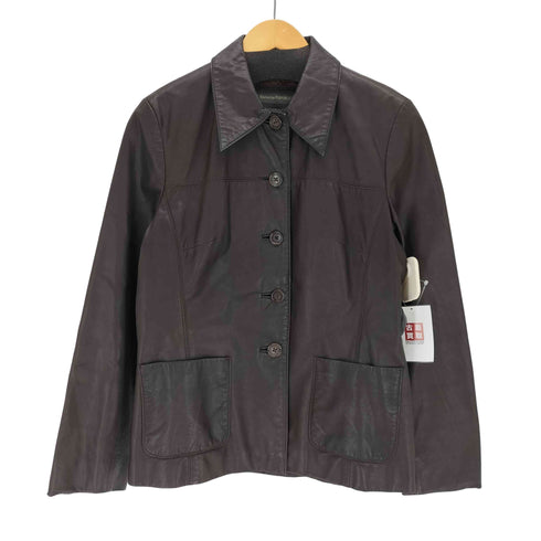 バナナリパブリック BANANA REPUBLIC 00s 韓国製 レザージャケット レディース JPN:S