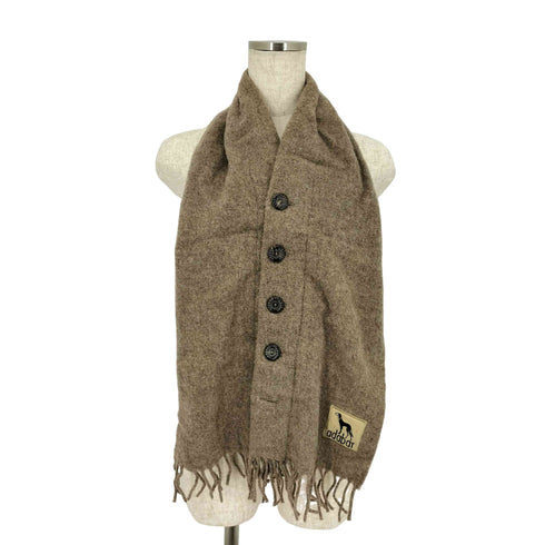 アダバット adabat ボタン付きマフラー メンズ