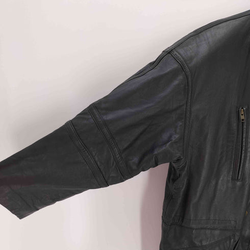 DOMANI MATIMU ジップアップラムレザージャケット メンズ JPN:L