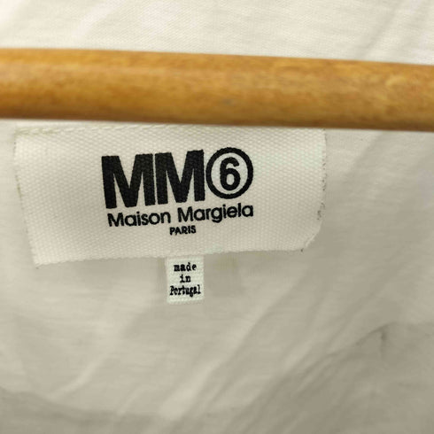 エムエムシックスメゾンマルジェラ MM6 Maison Margiela 転写 プリント クルーネックTシャツ レディース import:S