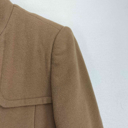 ランバンオンブルー LANVIN en Bleu ウールナイロン 裏地ドット ステンカラーコート レディース JPN:36