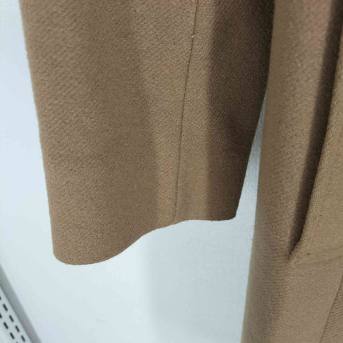 ランバンオンブルー LANVIN en Bleu ウールナイロン 裏地ドット ステンカラーコート レディース JPN:36