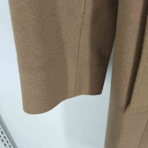 ランバンオンブルー LANVIN en Bleu ウールナイロン 裏地ドット ステンカラーコート レディース JPN:36