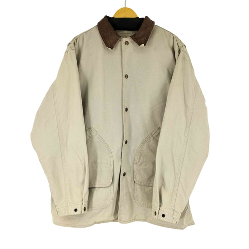 ウールリッチ WOOLRICH 90S 襟レザー ブランケットライナー ハンティングジャケット メンズ JPN:L