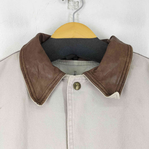 ウールリッチ WOOLRICH 90S 襟レザー ブランケットライナー ハンティングジャケット メンズ JPN:L