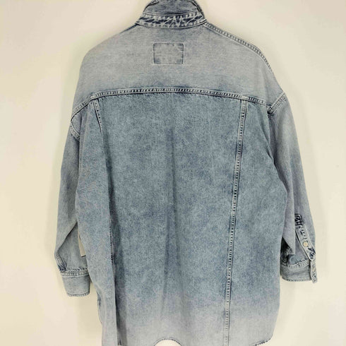 ウィムガゼット Whim Gazette 11oz ケミカル デニム シャツ ワンピース レディース FREE
