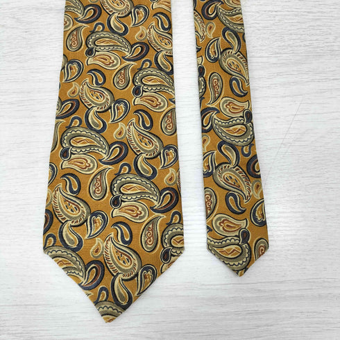 バーバリーズ BURBERRYS イングランド製 ペイズリー柄 シルクネクタイ メンズ