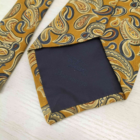 バーバリーズ BURBERRYS イングランド製 ペイズリー柄 シルクネクタイ メンズ