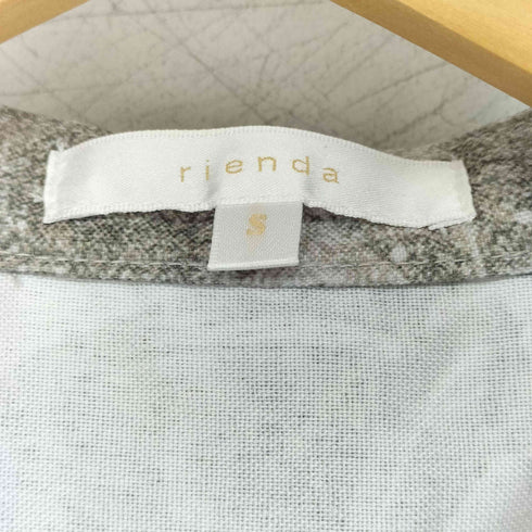 リエンダ rienda フレアSLVペイントフラワーOP レディース JPN:S