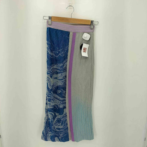 マメクロゴウチ Mame Kurogouchi Marble Jacquard Knitted Skirt マーブル ジャガード ニットスカート レディース JPN:1