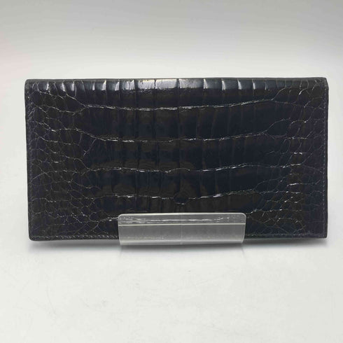 G.PARAPINI クロコダイル 二つ折り財布 メンズ