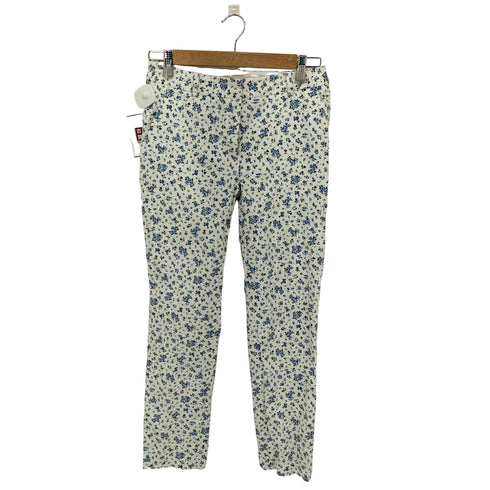 ブルックスブラザーズ BROOKS BROTHERS 花柄 テーパード スラックスパンツ レディース  2