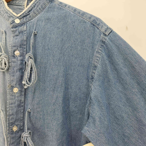 ロデオクラウンズワイドボウル RCWB/RODEO CROWNS WIDE BOWL リボンクロップドシャツ レディース FREE