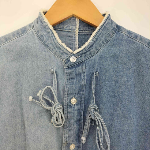 ロデオクラウンズワイドボウル RCWB/RODEO CROWNS WIDE BOWL リボンクロップドシャツ レディース FREE