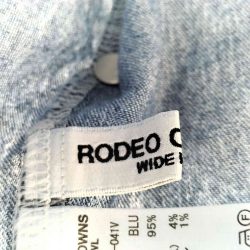 ロデオクラウンズワイドボウル RCWB/RODEO CROWNS WIDE BOWL リボンクロップドシャツ レディース FREE