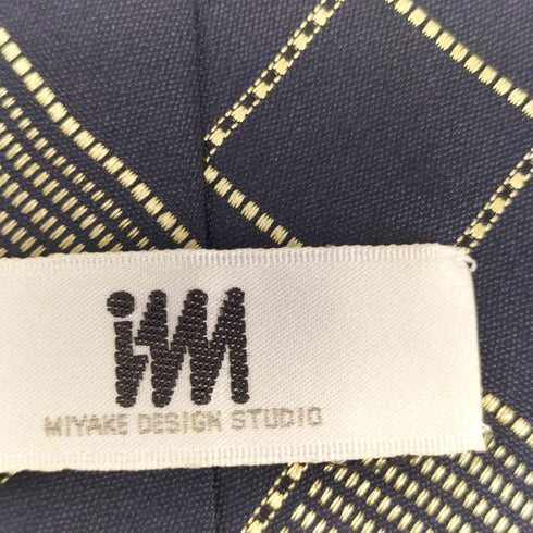 アイムイッセイミヤケ im ISSEY MIYAKE 90S シルク100チェックネクタイ メンズ