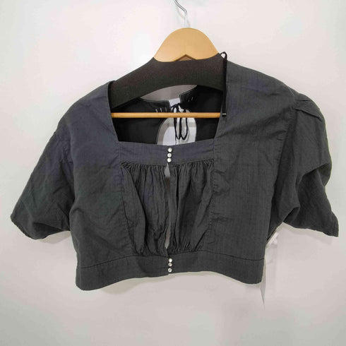 ビームスボーイ BEAMS BOY 23SS バックトゥフロント コットン ボレロ ショートスリーブ レディース