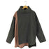ルームサーティーン ROOM.13 24AW layered turtle neck バイカラーメルトン地トップス メンズ JPN:2